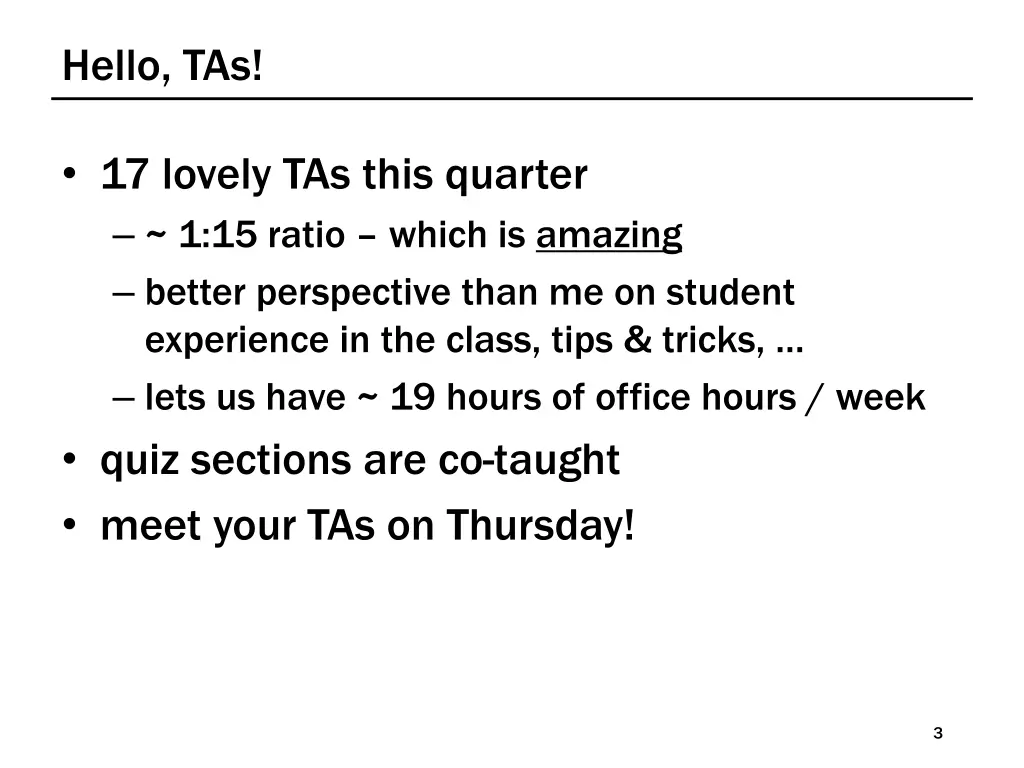 hello tas