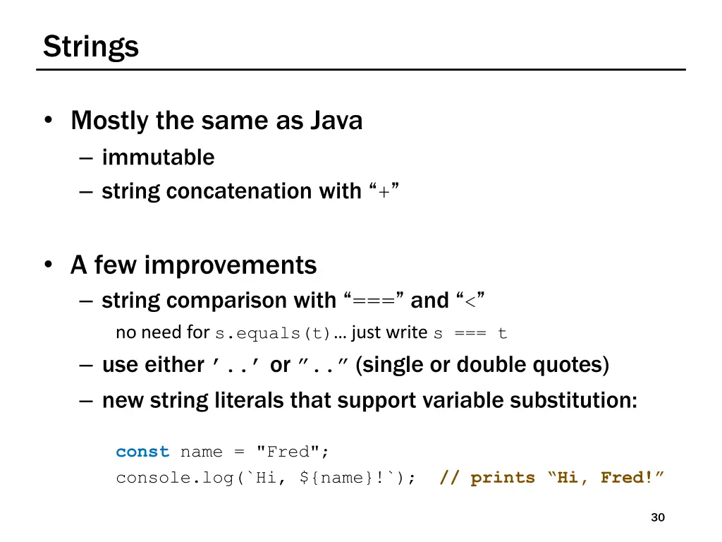 strings