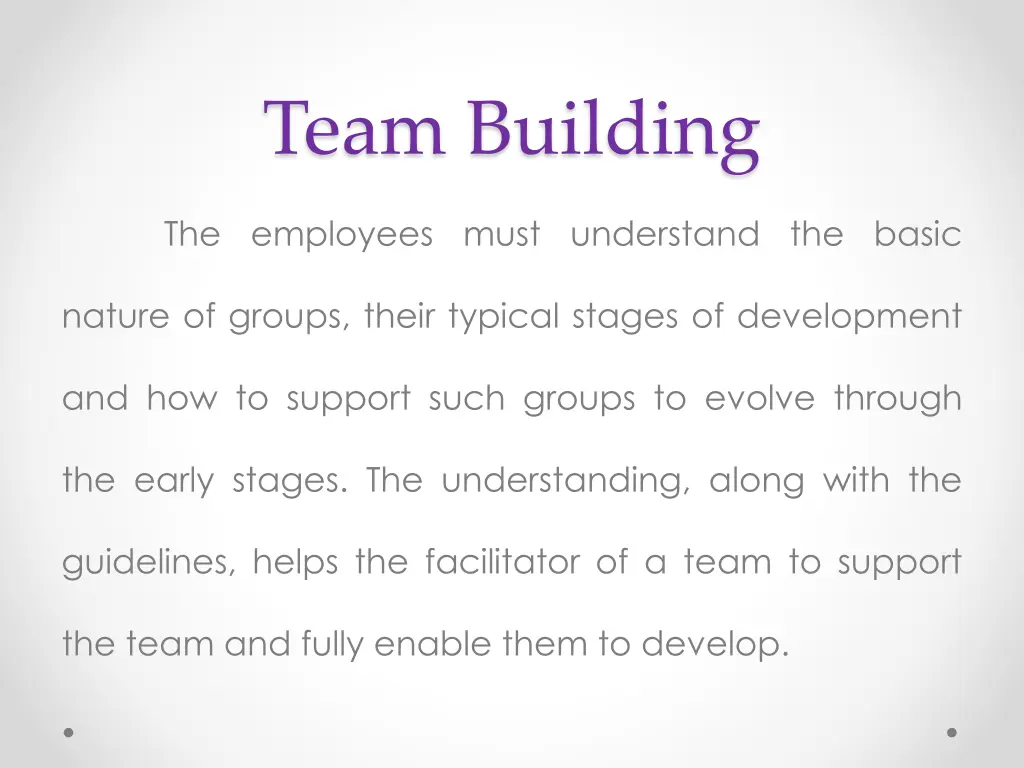 team building