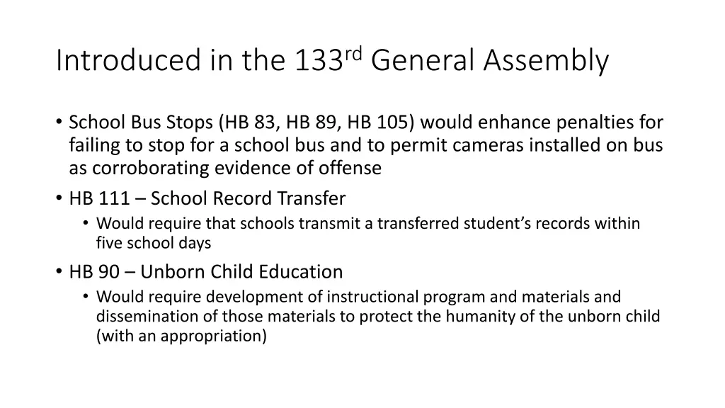 introduced in the 133 rd general assembly 2