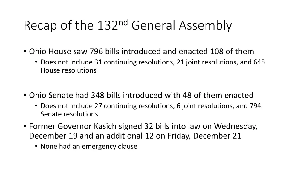 recap of the 132 nd general assembly