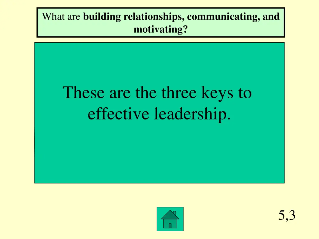 what are building relationships communicating