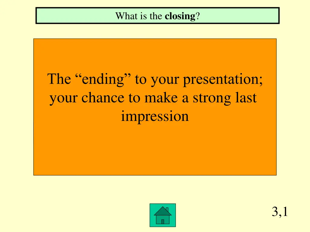 what is the closing