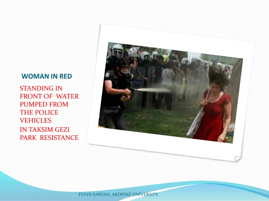 woman in red