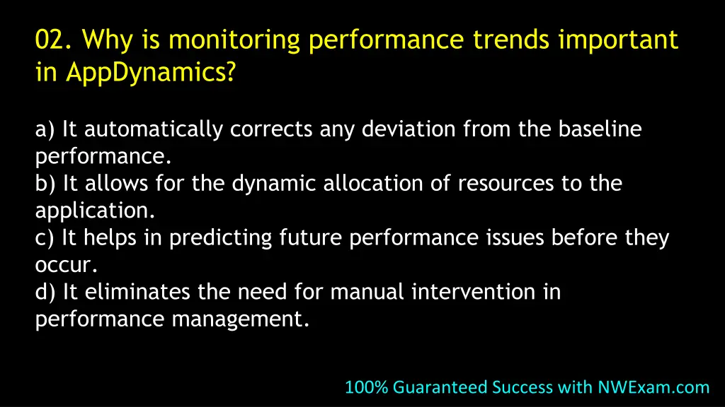 02 why is monitoring performance trends important