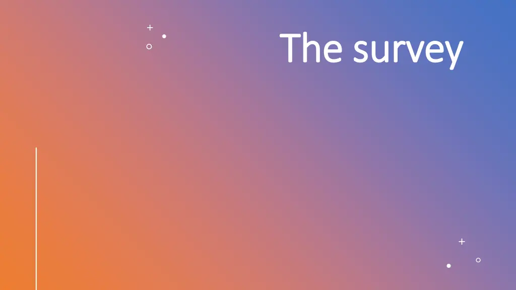 the survey the survey