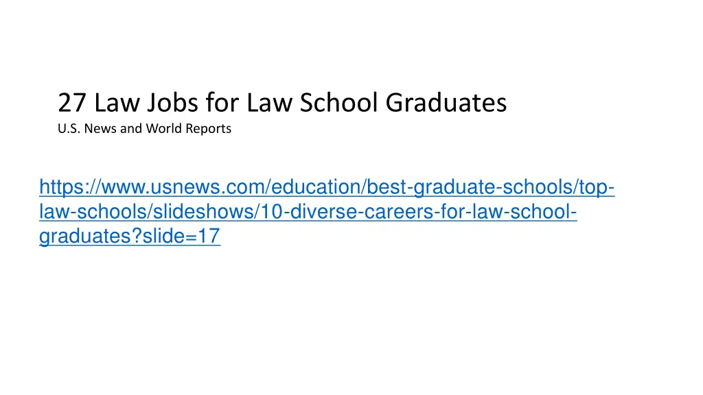 27 law jobs for law school graduates u s news