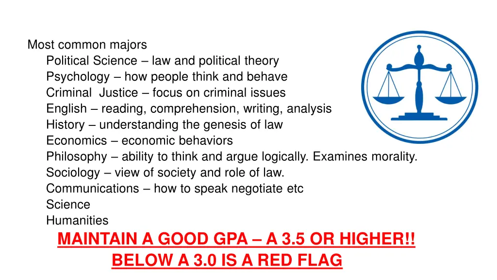 most common majors political science