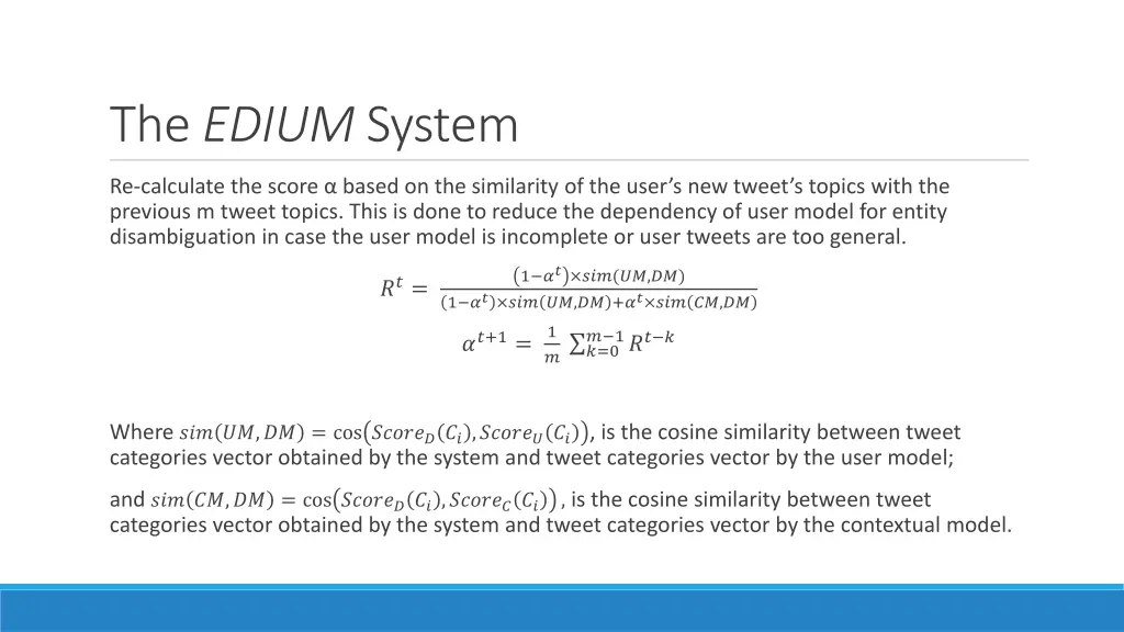 the edium system 2