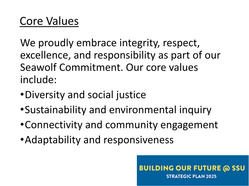 core values