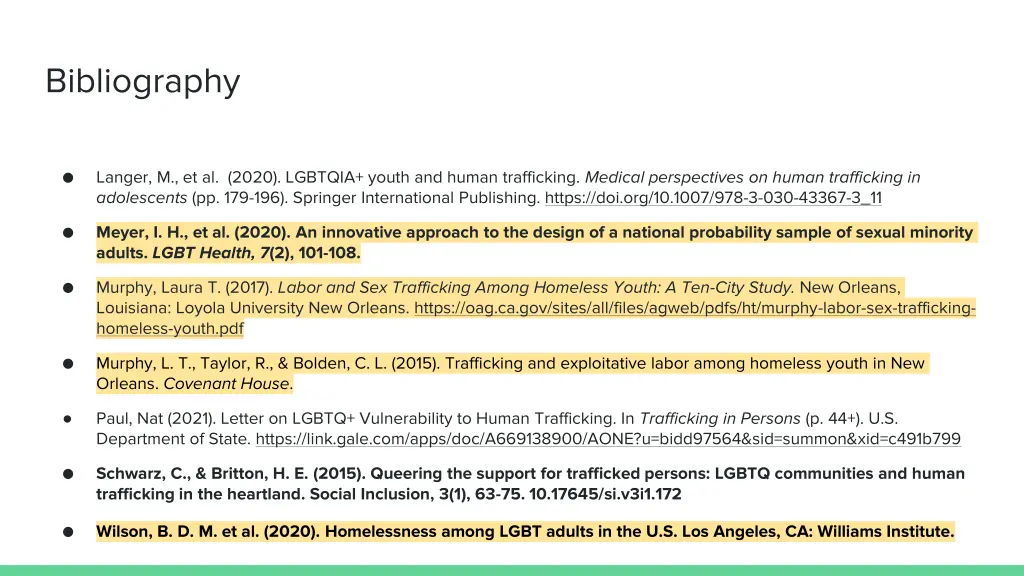 bibliography 1