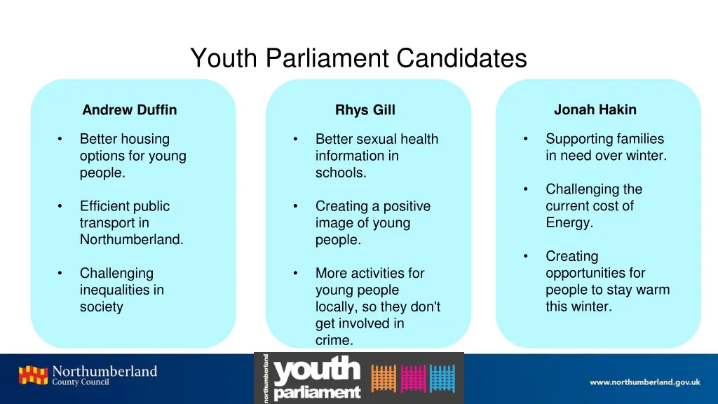 youth parliament candidates 1