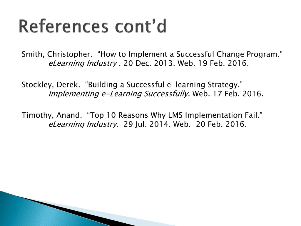 smith christopher how to implement a successful
