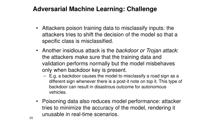 adversarial machine learning challenge