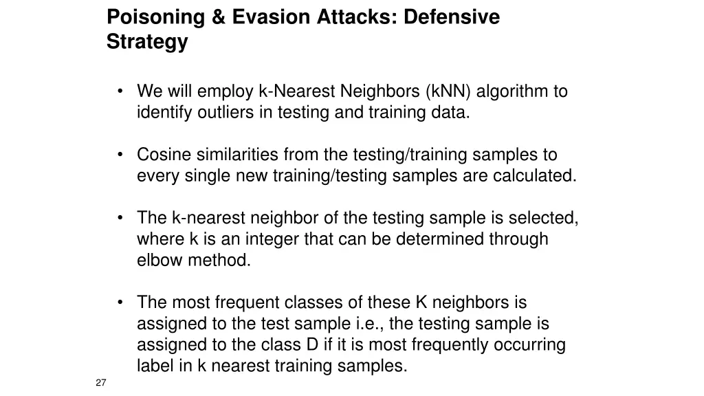 poisoning evasion attacks defensive strategy