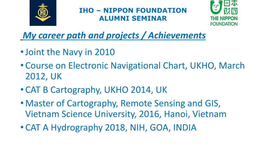 iho nippon foundation alumni seminar 2