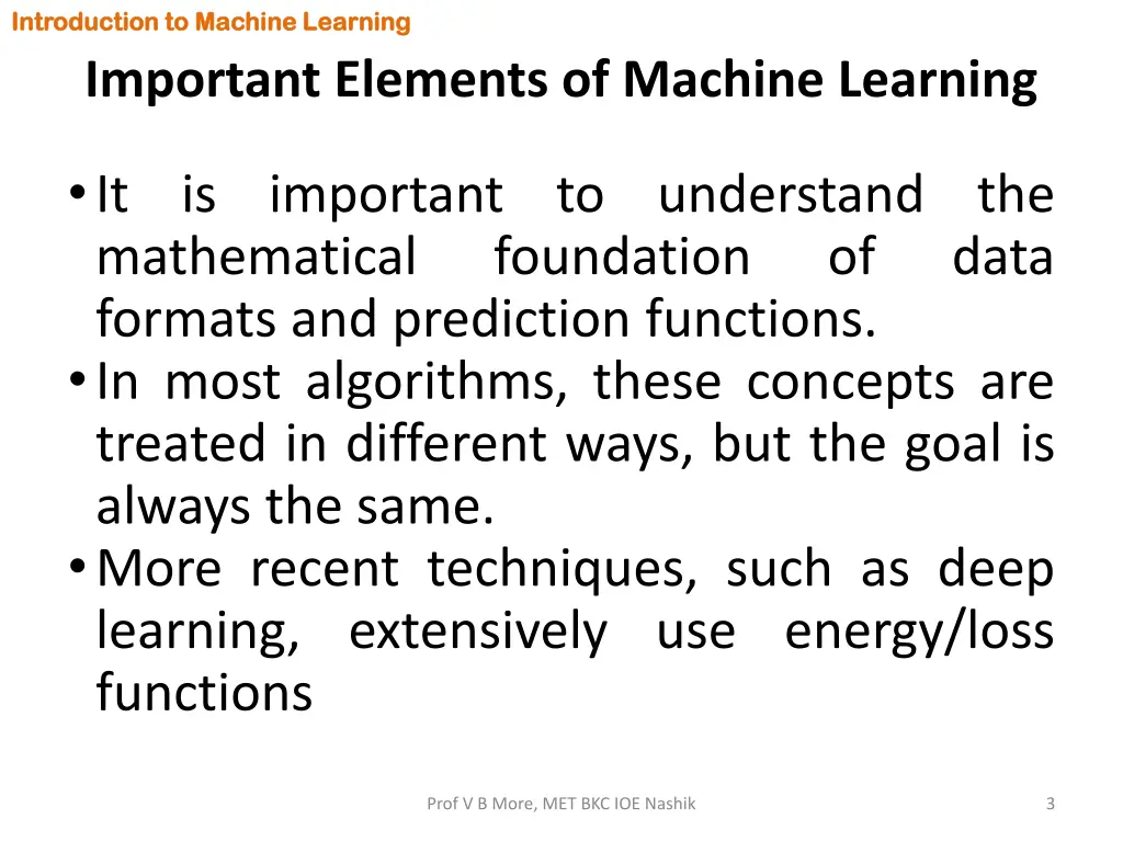introduction to machine learning introduction 1