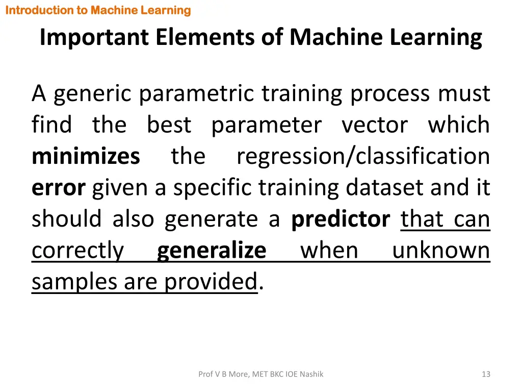 introduction to machine learning introduction 11