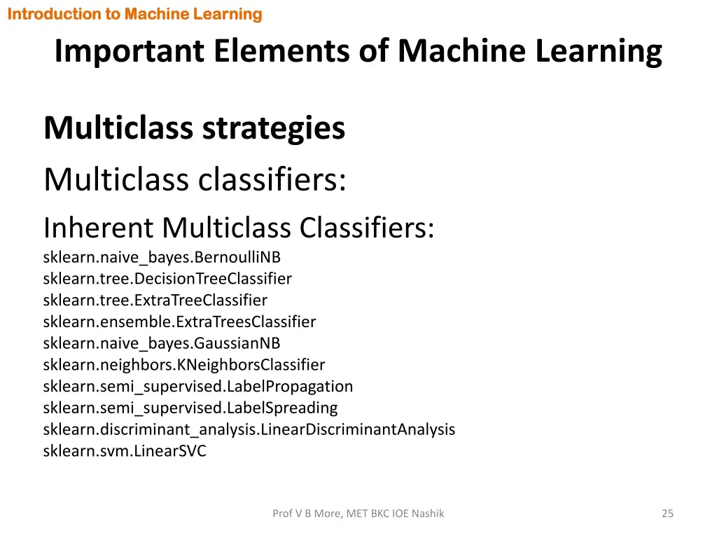 introduction to machine learning introduction 23
