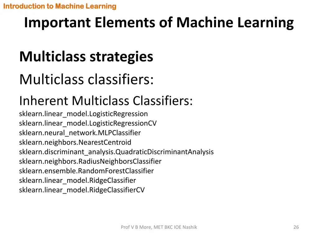 introduction to machine learning introduction 24