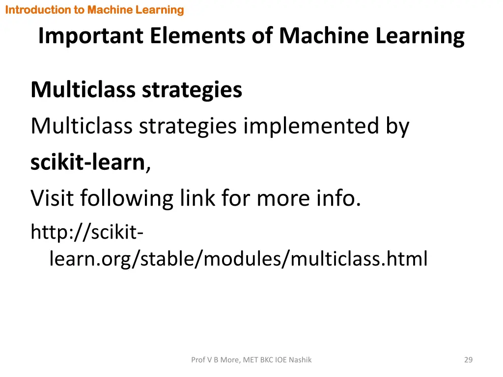 introduction to machine learning introduction 27