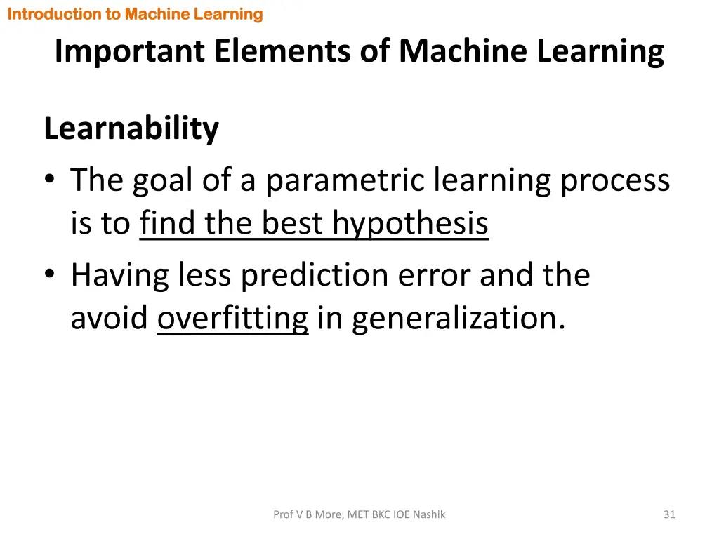 introduction to machine learning introduction 29