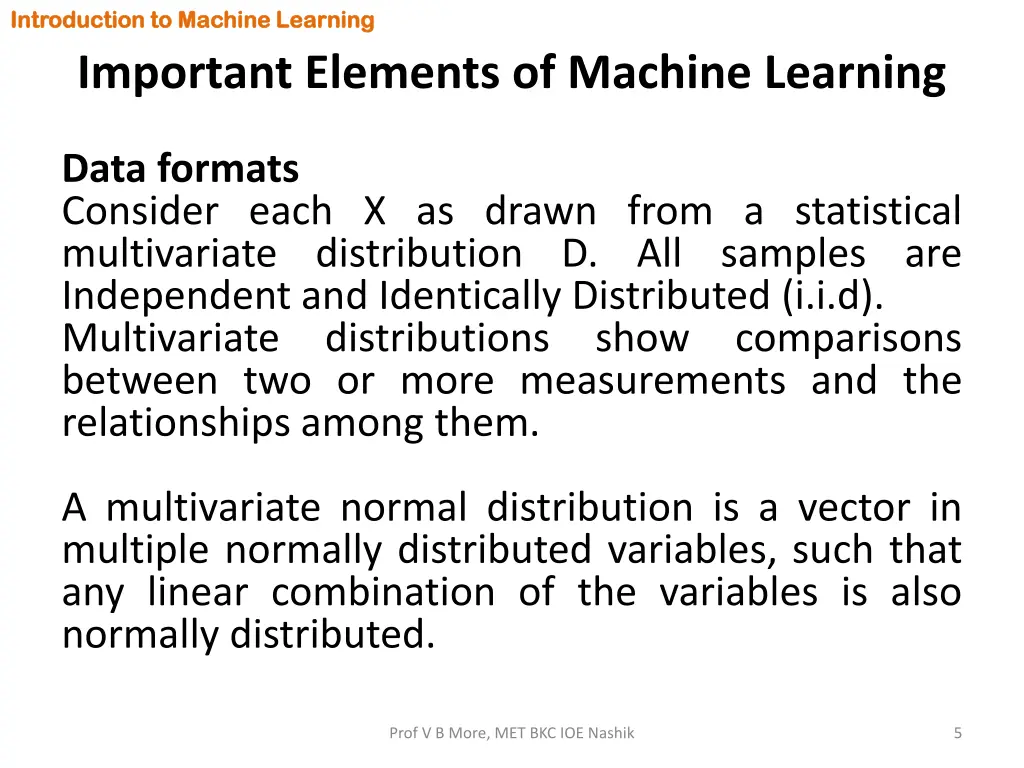 introduction to machine learning introduction 3