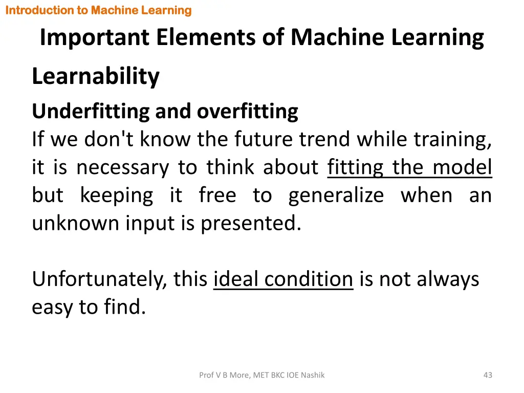 introduction to machine learning introduction 41