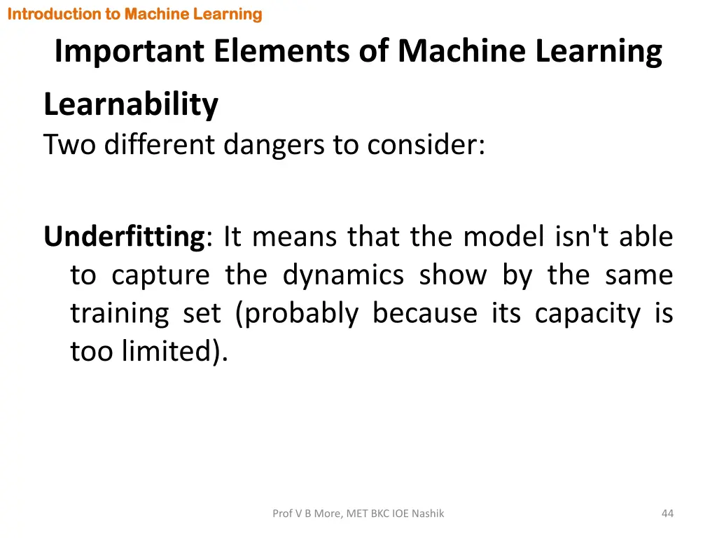 introduction to machine learning introduction 42