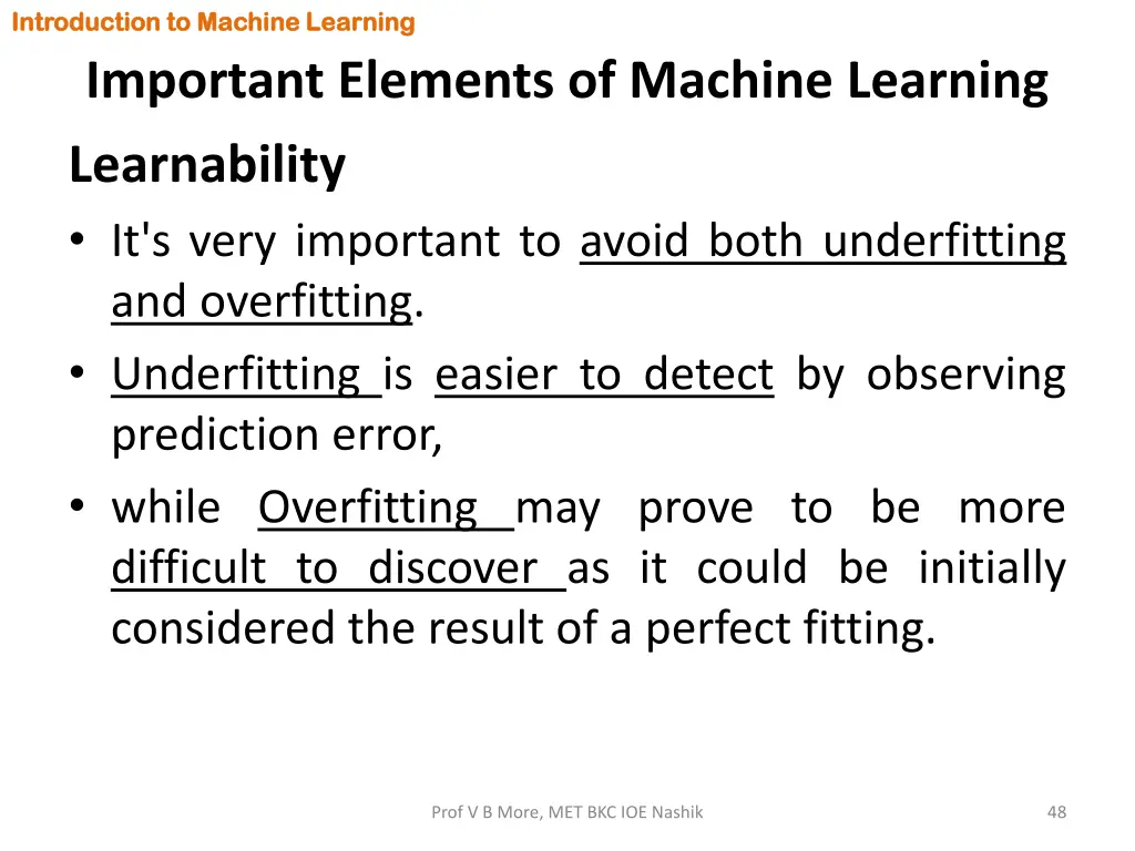introduction to machine learning introduction 46