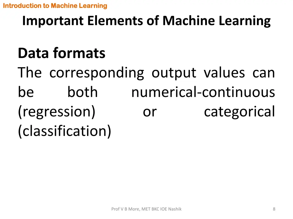 introduction to machine learning introduction 6