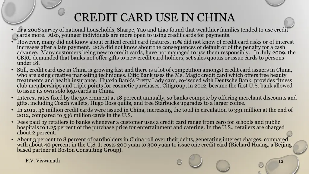 credit card use in china