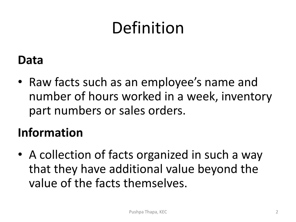 definition