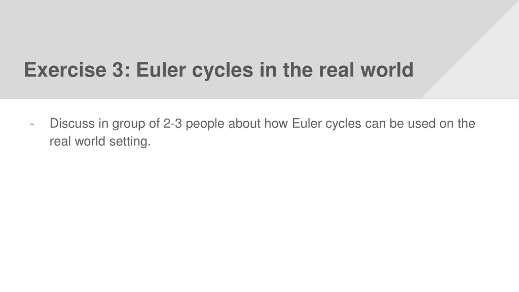 exercise 3 euler cycles in the real world