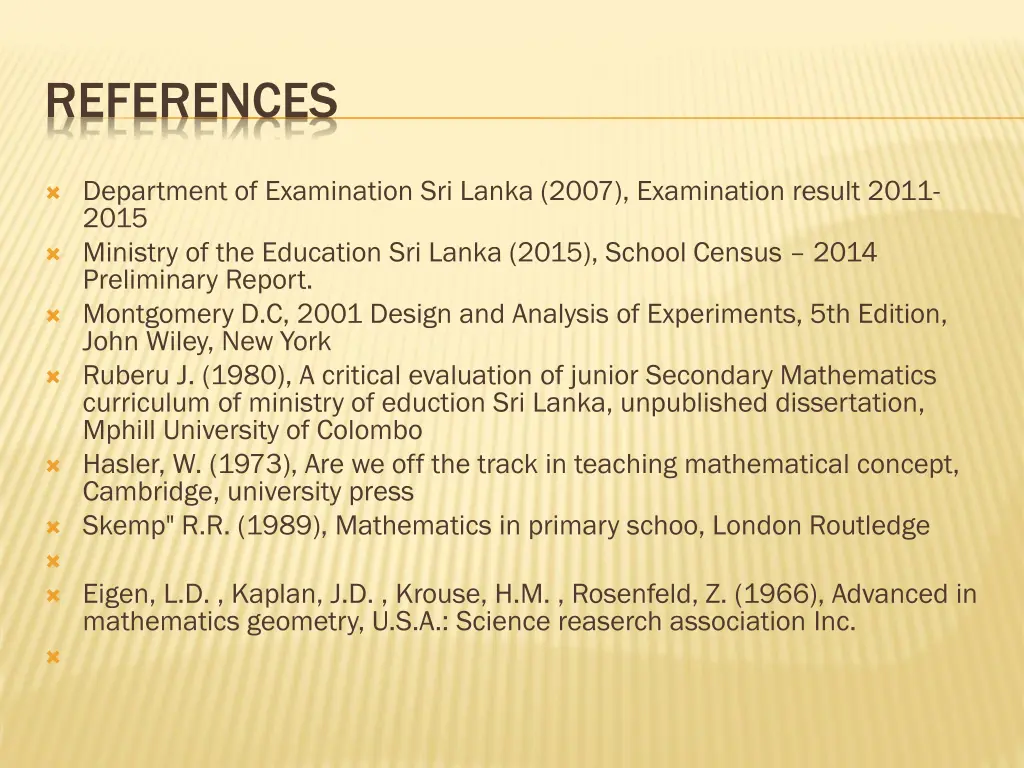 references