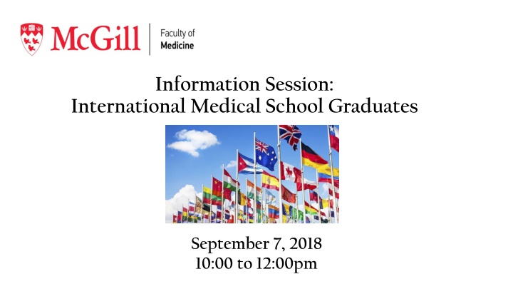 information session international medical school