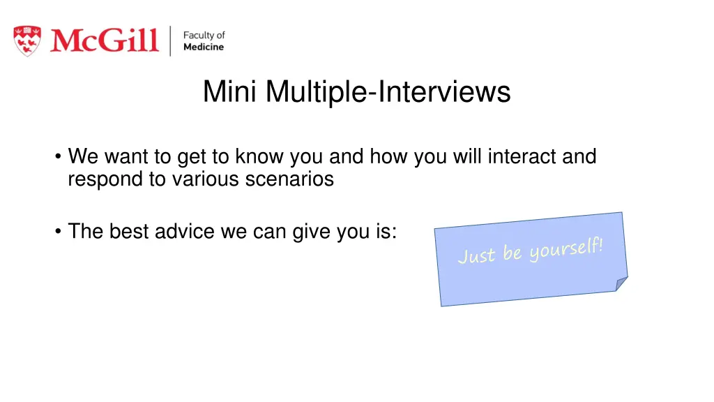 mini multiple interviews