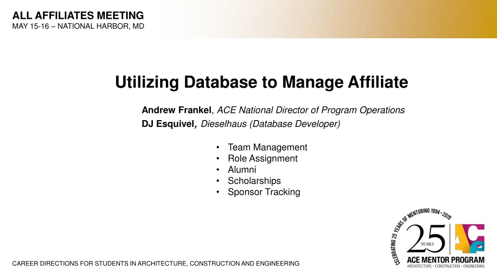 all affiliates meeting may 15 16 national harbor 2