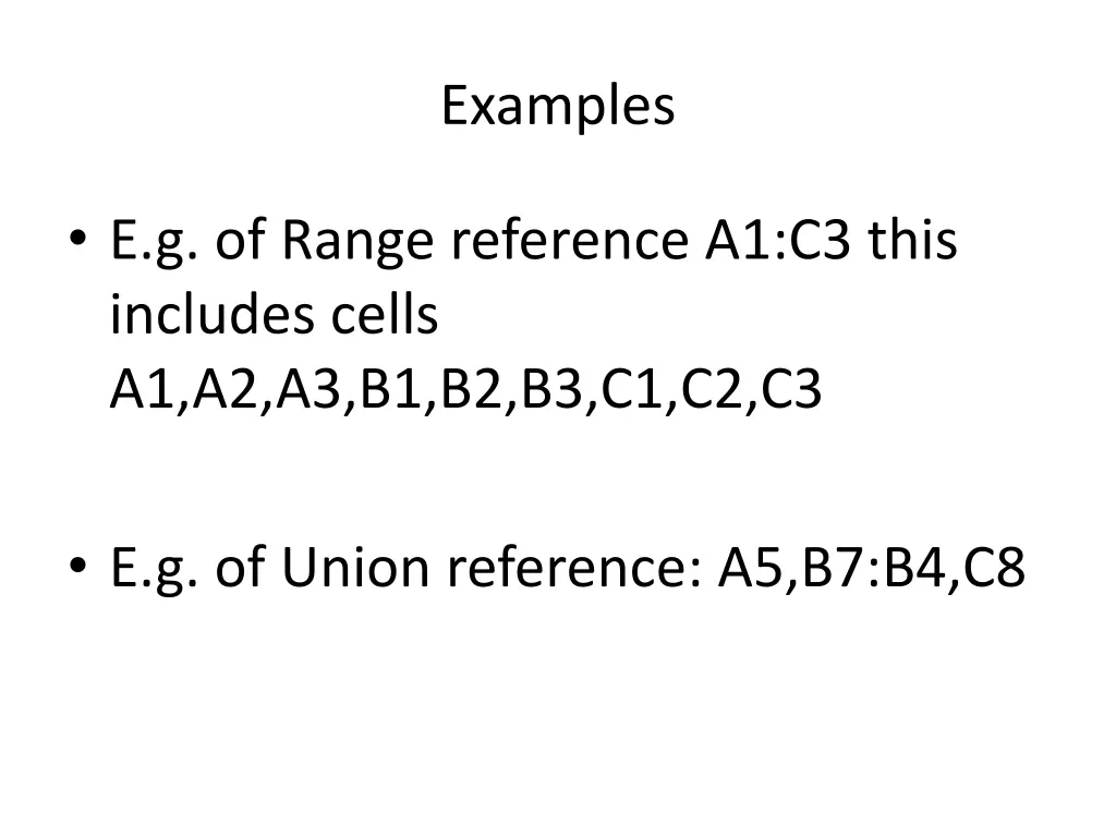 examples