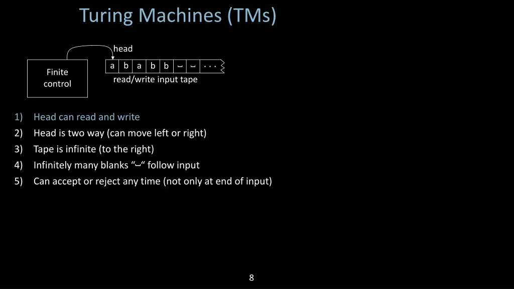 turing machines tms