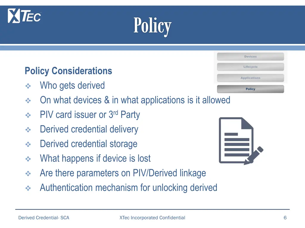 policy