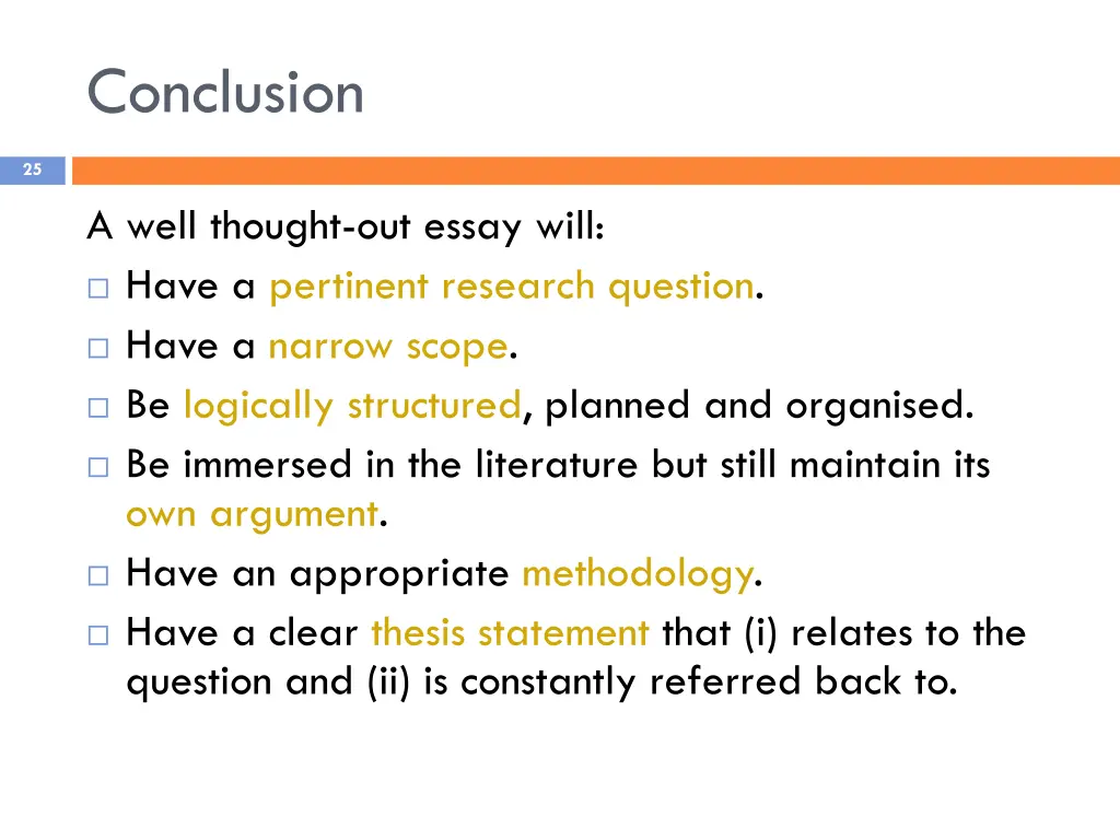 conclusion