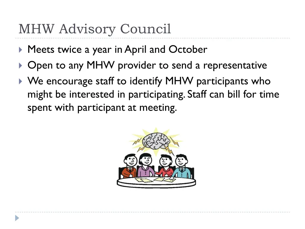 mhw advisory council