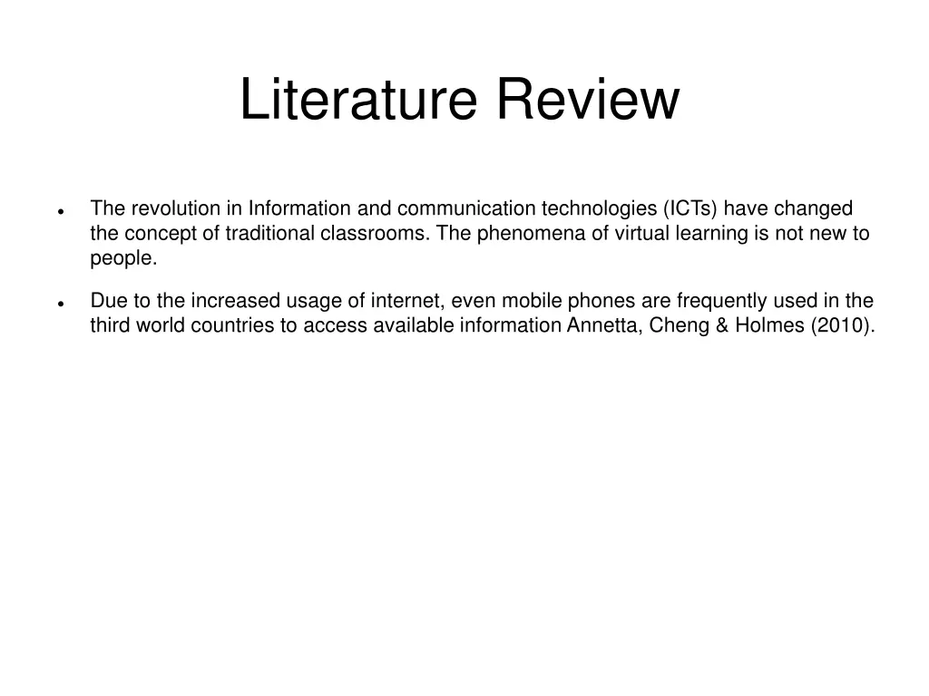 literature review