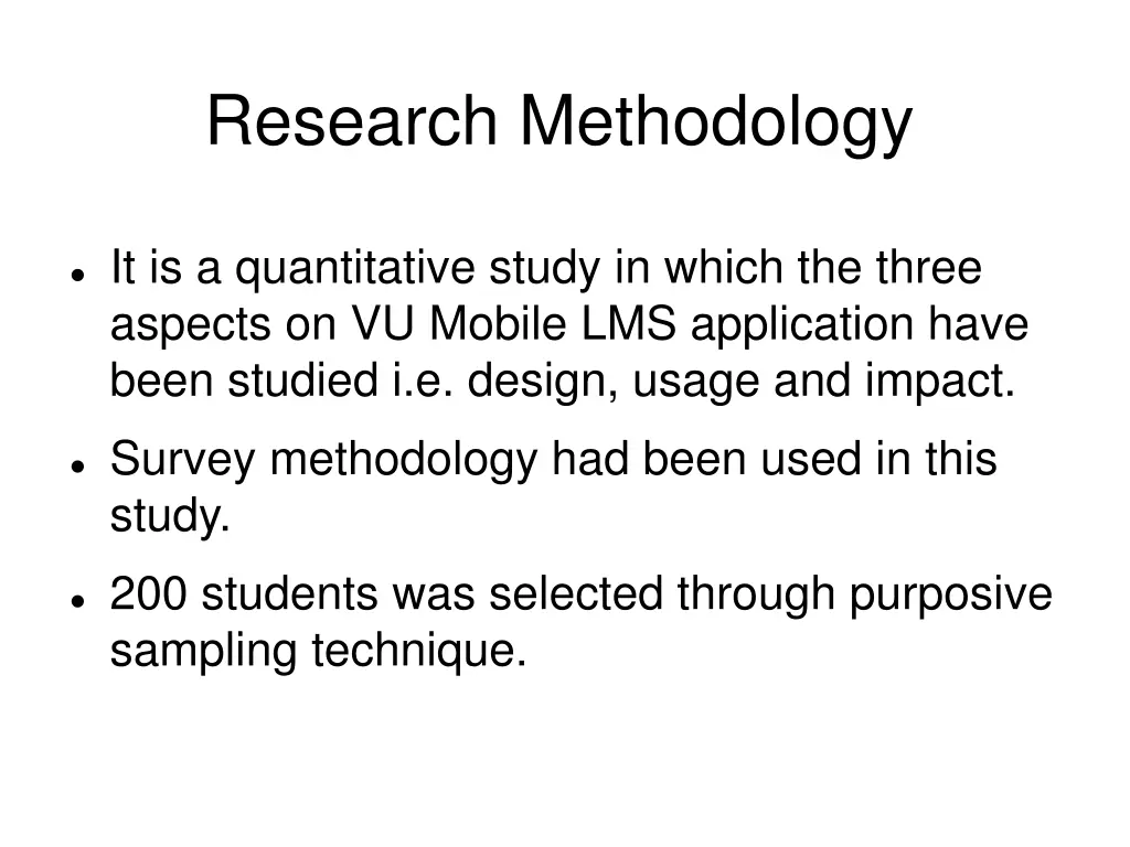research methodology