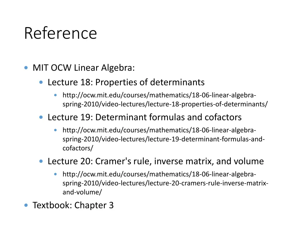 reference