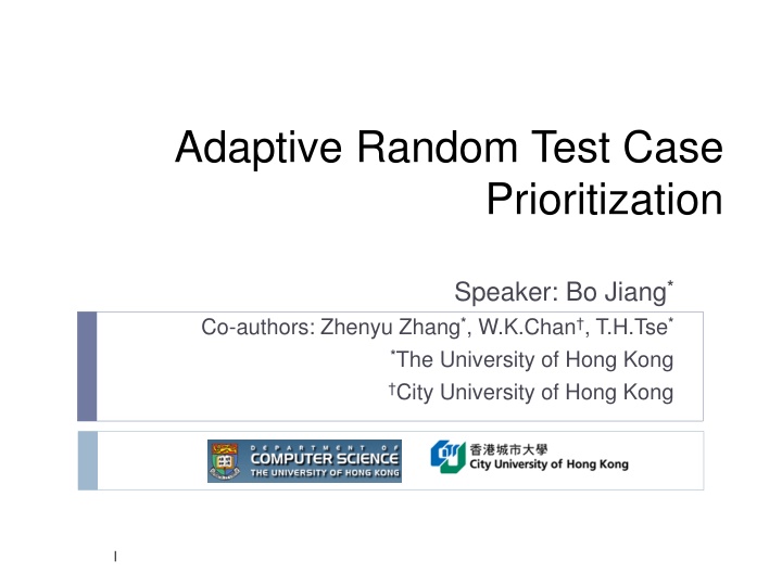 adaptive random test case