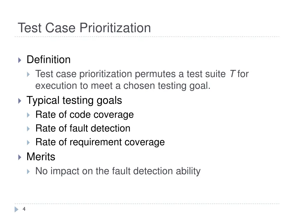 test case prioritization