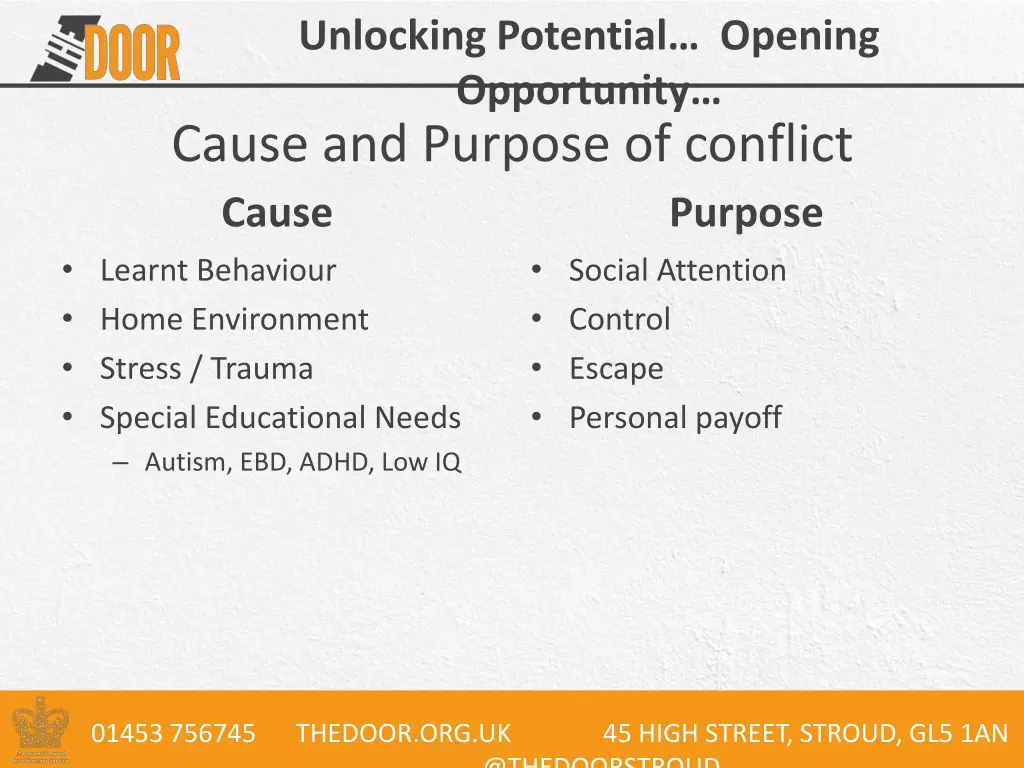 unlocking potential opening opportunity cause