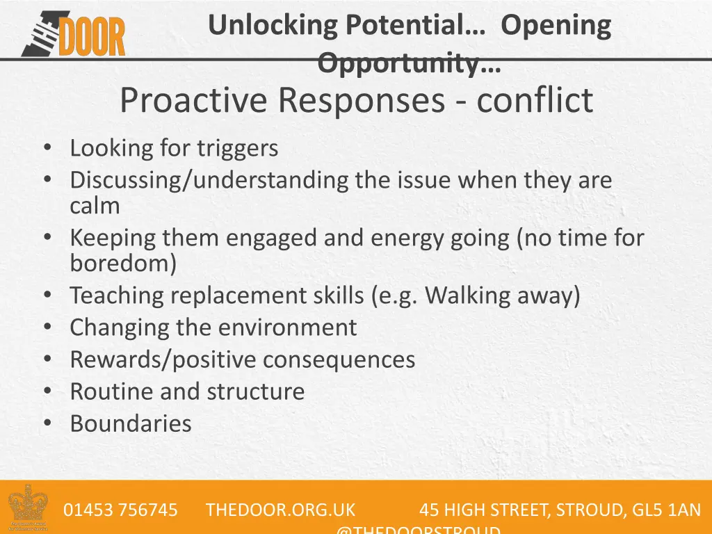 unlocking potential opening opportunity proactive